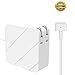 Mac Book Air Charger, Replacement 45W MagSafe 2 Power Adapter Magnetic T-Tip Ac Charger for MacBook Air 11-inch and 13-inch (45W)