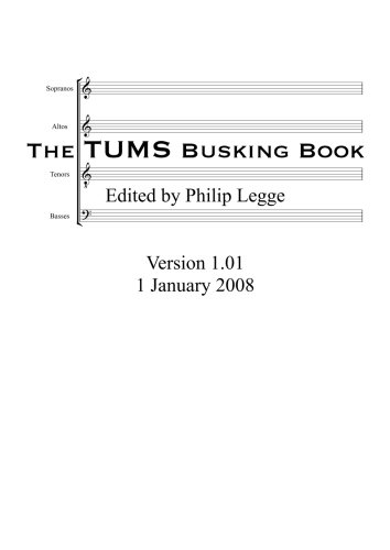 TUMS Busking Book