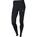 NIKE Women's Essential Running Tight Black/Black/Black/Reflective Silver XS X 28