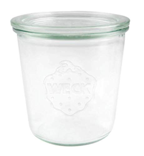 SET OF SIX 580ml Weck Jars. German Made Classic Design. Model 742