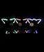 Fun Central BC961, 12 Pcs Assorted LED Cat Ears Headband, Light Up Headwear, Glowing Ear Headbands, Kitty Cat Ears for Rave and Night Party