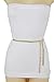 TFJ Women Fashion Metal Chain Belt Hip High Waist Fringes Tassel Gold Size M L