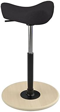 Varier Move Small, Wood, Natural Lacquered, Black