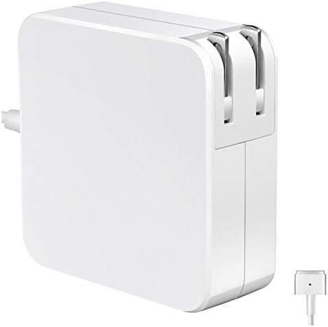 Macbook Pro Charger,Sarkozy Replacement 60W Magsafe 2 T Shape Connector AC Power Adapter for Macbook Pro with 13-inch Retina display - After Late 2012