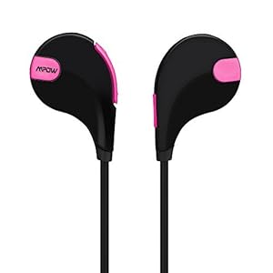 Mpow Swift Bluetooth Sports Headphones, Light Sweatproof Wireless Running Gym Exercise Sports Headset by Mpow