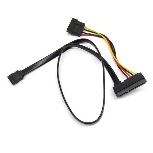 22 Pin SATA with 4 Pin Power and Data Cable Assembly