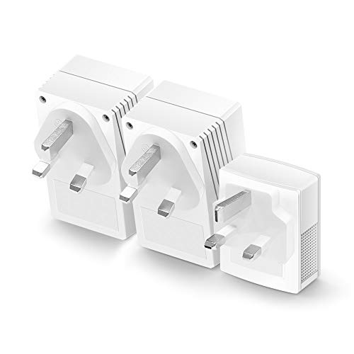 TP-Link TL-WPA4220 TKIT 2-Port Powerline Adapter WiFi Starter Kit, Range Extender, Broadband/WiFi Extender, WiFi Booster/Hotspot, No Configuration Required, UK Plug - Image 3