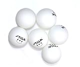 STIGA 3-Star Table Tennis Balls, 6-Pack ,White