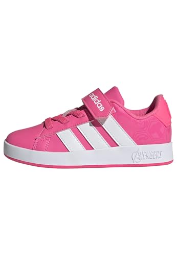 Mixte Enfant Marvel Avengers Grand Court Shoes Kids, Lucid Pink/FTWR White/Clear Pink, 33 1/2 EU