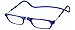 Clic Magnetic Reading Glasses in Blue ; +1.75