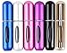 9 Pack Mini Refillable Empty Perfume Atomizer Bottle for Travel Spray Scent Pump Case 5ml,Multicolor