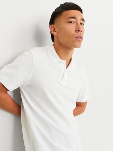 Homme Jjebasic Noos Polo, Blanc, L EU