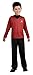 Star Trek Movie Child's Red Shirt Costume with Dickie and Pants, Medium