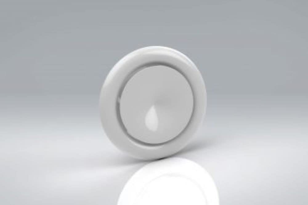 Brookvent 100mm | Metal Air Valve - Extract - Fire Rated - White