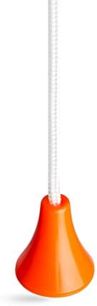 Sleeklight™ Bathroom Light Pull Cord String In a Selection of Bright Fun Colours (Bright Orange)