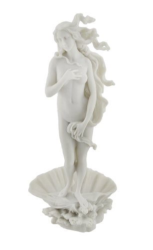11.5 inch white resin in marble finish "the birth …
