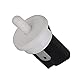 BQLZR Black and White Plastic Hosing 2 Pin 250V AC 3A Terminal Momentary SPST NC Refrigerator Door Light Switch Pack of 2