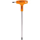 Beta 96T 3.5mm Metric Dual Tip T-Handle Hex Key Allen Wrench, Made in Italy | High Torque Ergonomic Allen Wrench | Lanyard Tether Ready Hole | Industrial Strength | Steel Bar Molded Through the Handle