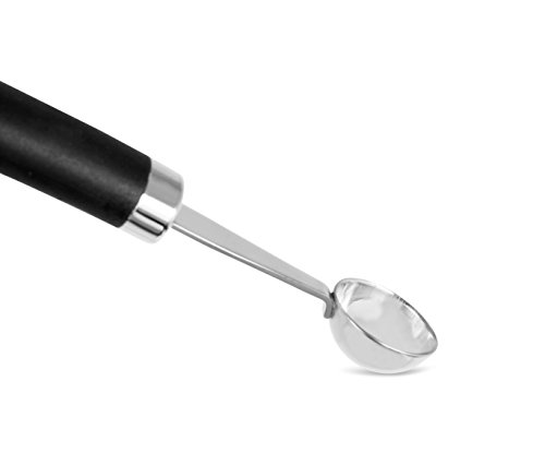 Internet's Best Stainless Steel Melon Baller with Rubber Grip | Watermelon Tool | Durable | Easy Grip