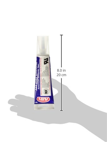 image for ASI Silicone Sealant 100% RTV - 2.8 oz Squeeze Tube -Clear-