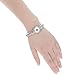 LEGENSTAR Snap Buttons Bracelet& Bangles Jewelry Charms Antique Silver Plated Vintage Bracelet fit18mm DIY Jewelry