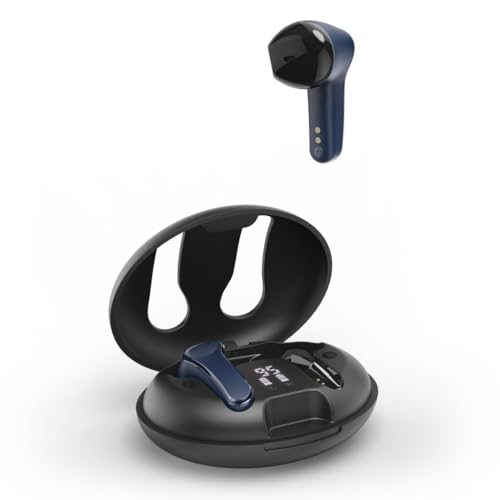 Hama Bluetooth Kopfhörer (Kopfhörer kabellos mit ENC Active Noise Cancelling, Wireless Kopfhörer mit Wireless Charging Schnellladen, 16 h Spielzeit mit Ladecase, BT 5.3, Stereo Kopfhörer) blau, 00184169