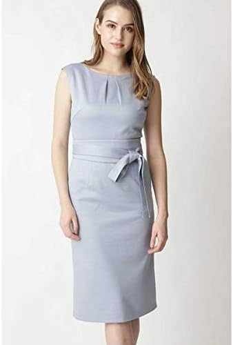 Amazon ピンキー ダイアン Pinky Dianne 麻混モックロディーバックマーメイドワンピース サックス2 40 ワンピース チュニック 通販