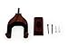PUNK Auto Lock Safety Wooden Wall Mount Holder, Classical, Electric, Acoustic, Guitar Bass Hanger