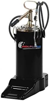 Wolflube Manual Grease Pump 35 Lbs Outlet Grease Pressure 5,800 Psi, 0.13 Lbs Delivery Each 10 Cycles of the Lever.