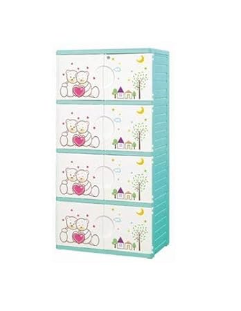 Thetickletoe Diy 4 Layers Thickened Fiber Plastic Cartoon Chest Of