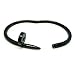 Stainless Steel Nail Style Love Black Bangle Bracelet Oval High Polish , Fits 7.5inch Wrists