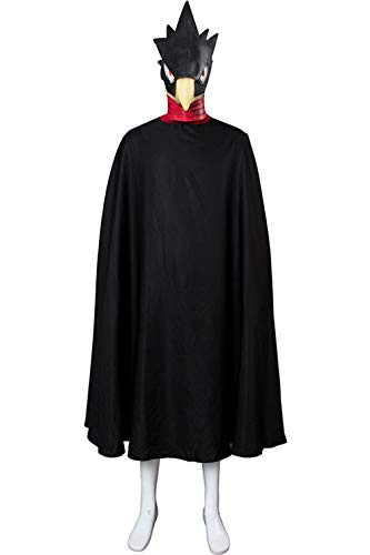 NoveltyBoy Boku No Hero My Hero Academia Tokoyami Fumikage Cloak Cape Cosplay Costume Crow Face Mask