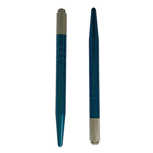 Microblading Pen Blue Color 10pcs Wholesale Permanent Makeup Manual Eyebrow Tattoo Supplies -QMYBrow - Thumbnail 3