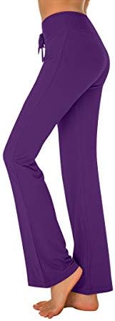 PACBREEZE Women's Bootcut Yoga Pants Comfortable High Waist Drawstring Lounge Pants