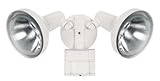 Heath Zenith HZ-5412-WH 180 Degree Motion Activated Security Light, White