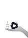 Scunci Effortless Beauty 2 X 2 Basic Ribbed Twisters, 3 Count, Colors May Vary