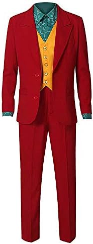 Joker Costume 2019 Halloween Cosplay Party Outfit Arthur Fleck Jacket Pants Vest Shirt Complete Set Knight Clown Costume for Men Kids