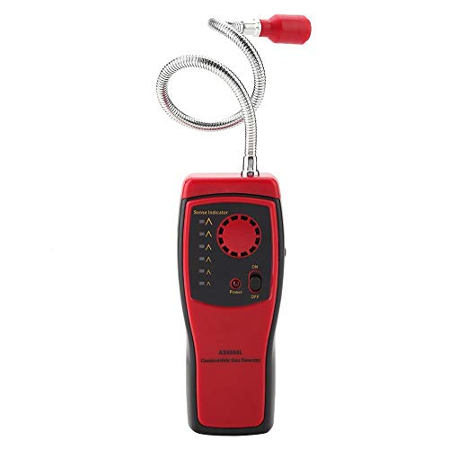 Combustible Gas Leak Detector, Smart Sensor AS8800L Portable Flammable Gas Detector Natural Gas Leak Tester Analyzer