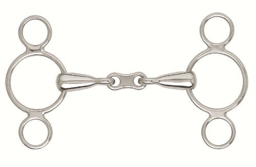 Centaur Pessoa 2-Ring French Mouth Elevator Gag | Premium Horse Training Equipment