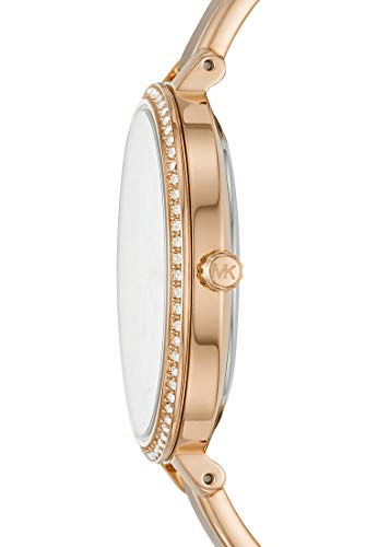 Michael-Kors-Damen-Analog-Quarz-Uhr-mit-Edelstahl-Armband-MK3977