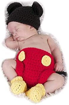 Rooya Baby Direct Jp 赤ちゃんの写真の服 寝相アート 着ぐるみ コスチューム ベビー服 新生児 赤ちゃん 出産祝い バースデー 記念撮影 キッズ 写真を撮る道具 プレゼント 毛糸 手編み 男女