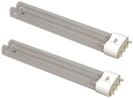 LA AQUARIUM Perfect - 2X 18W UV Sterilizer Light Bulb 2G11 Perfect Jebao Tetra Pond Sunsun Grech Super