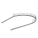 Woman Man Boy Girl Black Metal Soccer Sports Hair Headband Hair Band Jewelry