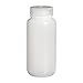 Nalgene 332189-0032 Wide-Mouth Sample Bottle, HDPE, Bulk Pack, 1000mL (32 ounce) (Case of 50)