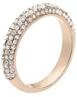MKJ3196 Brilliance Crystal Pave Band Ring, Rose Gold