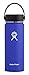 Hydro Flask 18 oz Water Bottle - Stainless Steel & Vacuum Insulated - Wide Mouth with Leak Proof Flex Cap - Blueberry