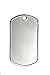50 Shiny Stainless Steel Military Blank Dog Tags