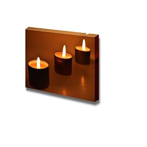 Close Up of a Burning Candles in The...