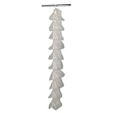 Household Essentials 311390 Hanging Shoe Storage Organizer for Closets -20 pocket - Natural Canvas (Kitchen)