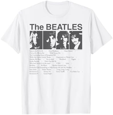 THE BEATLES ホワイトTシャツ Mサイズ Amazon.com: Rock Off officially licensed products Men's Beatles